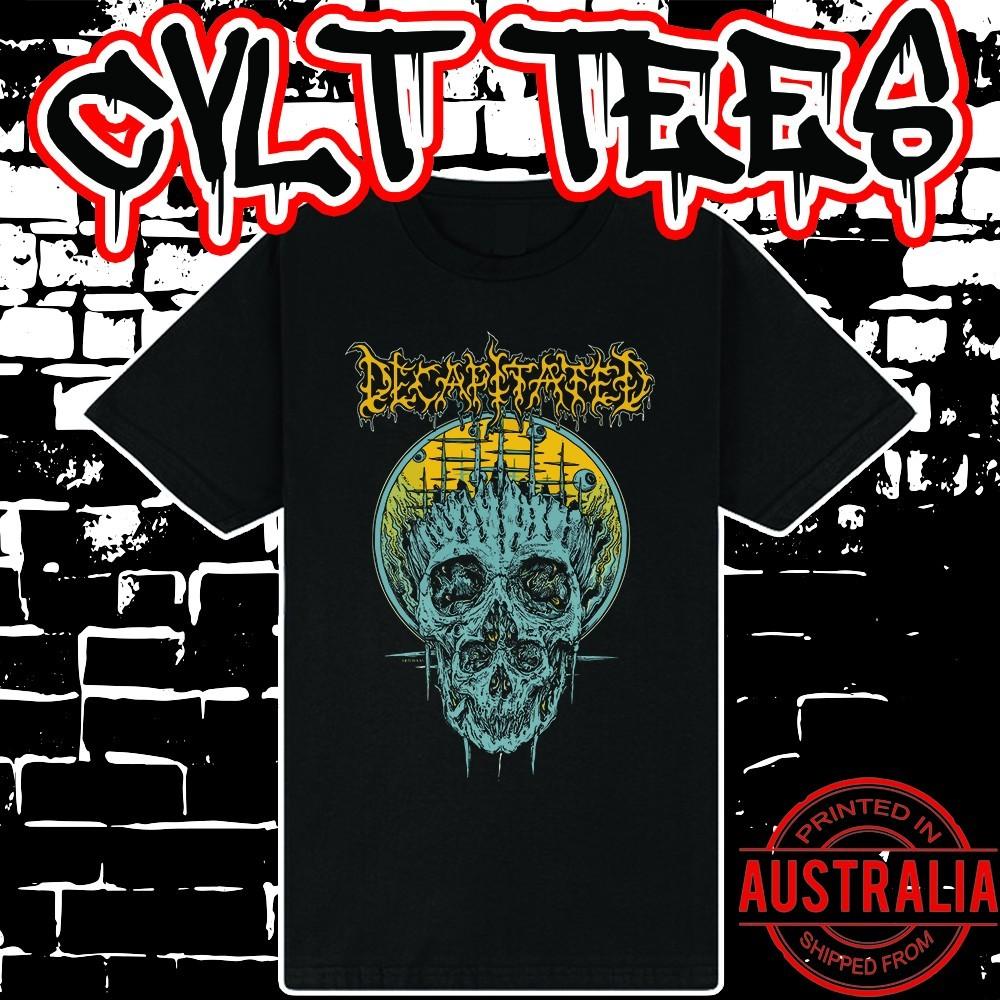 Decapitated Band Shirt ~ Premium Black Gildan Cotton Tee Unisex T-Shirt XXL