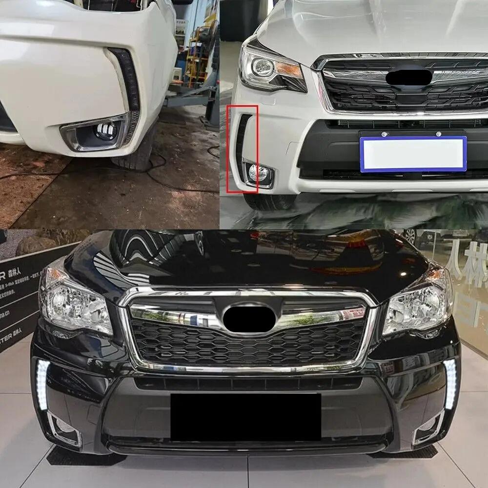 2pcs DRL LH+RH Turn Signal Lamp Fog Light  Fits For Subaru Forester 2013-2018