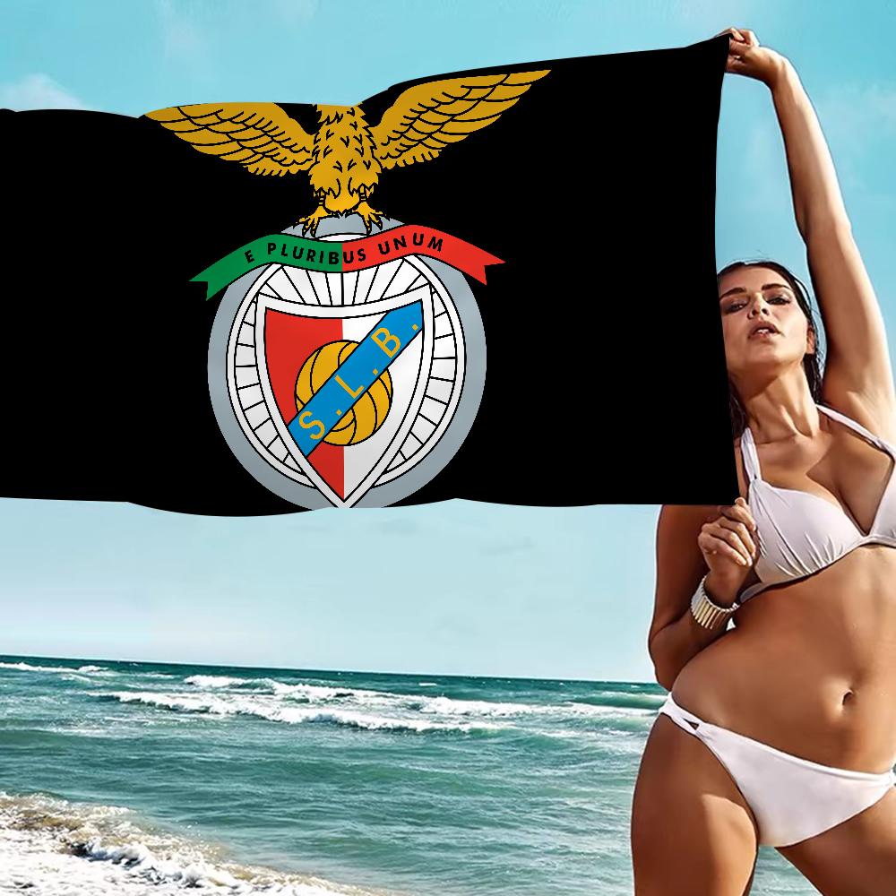 Ποδοσφαιρικός Σύλλογος B-Benfica Πετσέτα Μπάνιου Μικροΐνες Μαλακή Απορροφητική Αεριζόμενη Για Κορίτσια Παιδιά Διακοσμητική Κινούμενα Σχέδια Πετσέτα Παραλίας