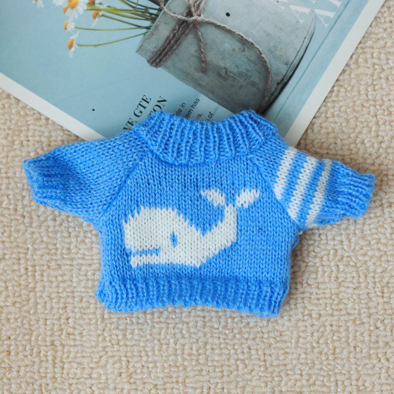 20cm Cotton Doll Accessories: Plush Dog Sweater, Scarf, Hat Set