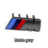 For BMW M Logo 3D ABS Front Grille Badge X1 X2 X3 X4 Emblem X5 X6 F48 G01 E84 E46 E83 F39 F30 Vehicle Exterior Tuning Accessorie