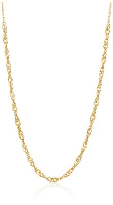 [Estelle] WEB Exclusive Silver Yellow Gold Plated Necklace 0773-0564-0019-0000