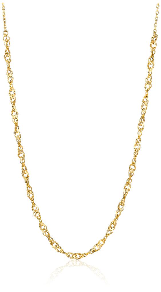 Estelle Silver Yellow Gold Plated Necklace (Web Exclusive) 0773-0564-0019-0000
