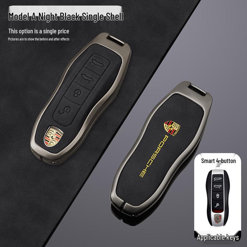 Funda de Carcasa para Llave Porsche para Cayenne, Panamera, Macan, 911, 718, Taycan