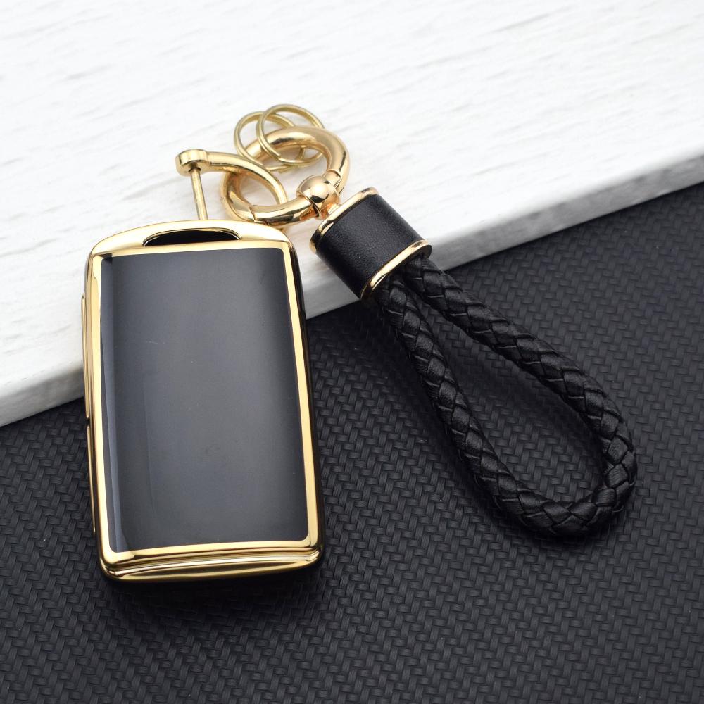 3/4 Buttons Anti-Scratch Tpu Car Key Cover For Mazda 3 Axela Cx-30 Cx-5 Cx4 Cx8 Cx9 - Keyless Fob Protector Key Rings