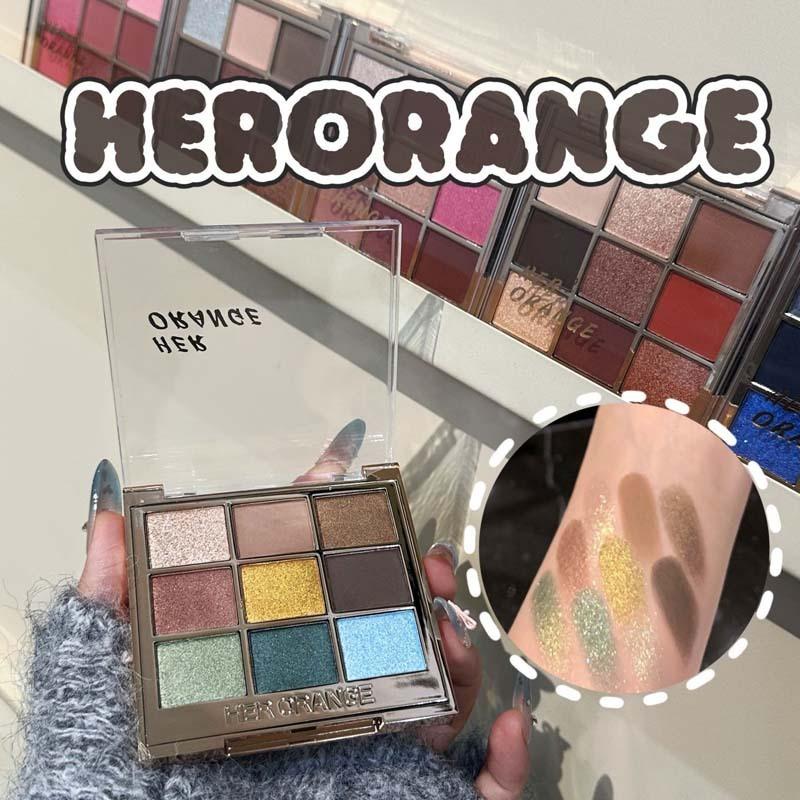 Nine Color Shimmer Matte Eyeshadow Palette Long Lasting High Pigment Eye Makeup