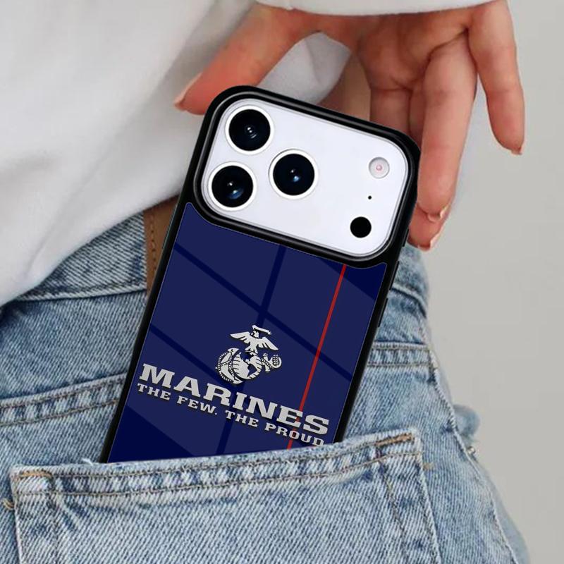 United States Marine Corps LOGO Phone Case for iPhone 17ProMax 12 13 14 15 16e 17 Pro Max Plus Air Cover
