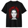 2026 Y2K Celine Dion Classic Song Pattern T-shirt for Men and Women Pure Cotton Casual T-shirt for Music Fans Street Wear Top