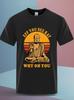 Vintage T-shirt - Black Retro Tee with Buddha Meditation Graphic & Funny "Eff You See Kay Why Oh You" Phonetic Design - Heavyweight 100% Cotton