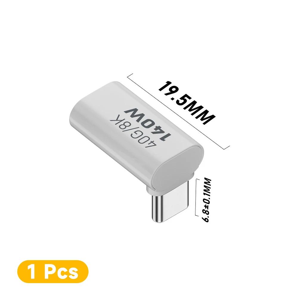 

Адаптер PD140W USB C «мама-папа» PD 3.1 Thunderbolt 3 40 Гбит/с для передачи данных 8K@60 Гц, удлинительный разъем для MacBook Pro/Air