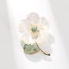 Spille senior Spilla a foglia di fiore per spille da donna con pendente per abiti alla moda
