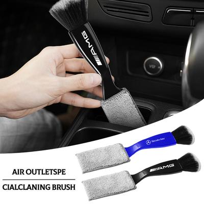 Car Cleaning Detailing Brush Air Conditioner Vent Cleaning Brush for Mercedes Benz Amg C260 B/C/E/S Class A Class C200L GLC GLK New CLA GLA