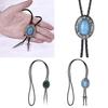 Native American Bolo Tie Necklace Western Alloy Lace Buckle for Wedding Party Fashion Event
