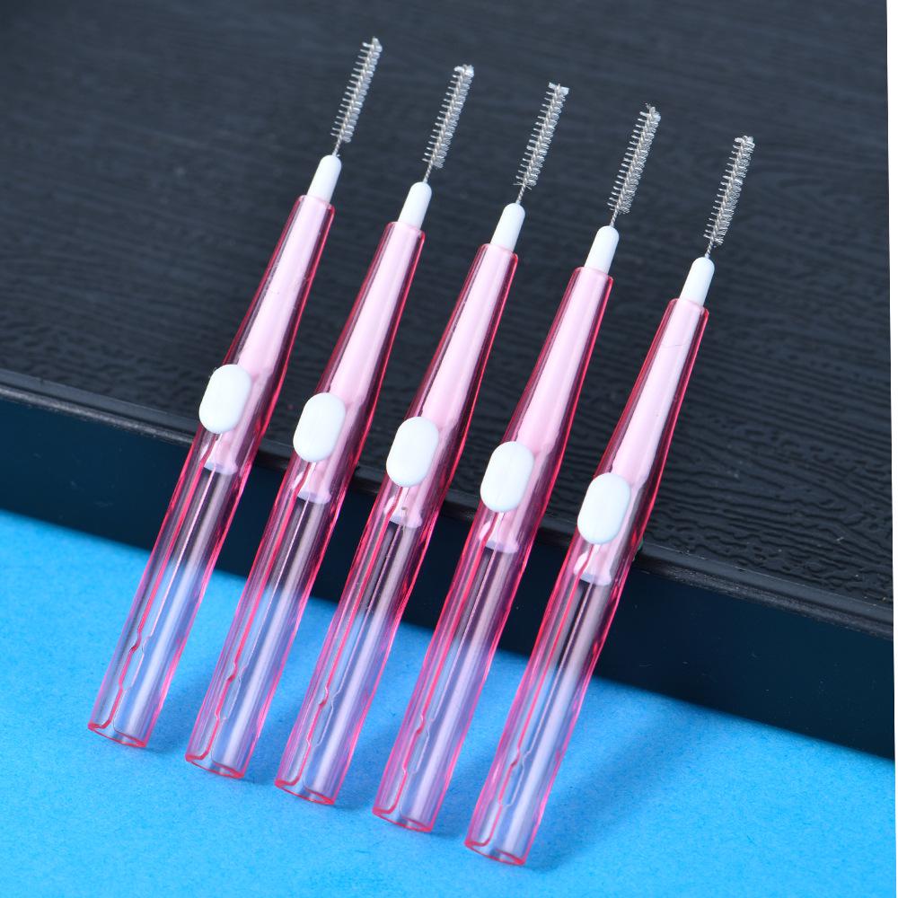 Retractable Interdental Brush for Orthodontic Braces - 10 Pcs/box