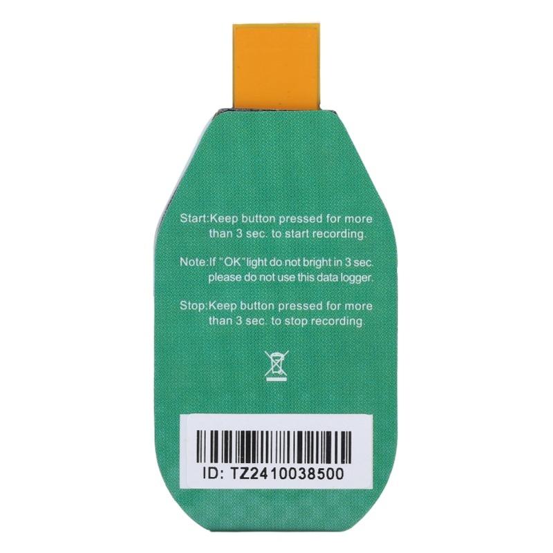 USB-Temperatur-Datenlogger-Rekorder IP67 Wasserdicht Einweg PDF-Temperatur-Datenlogger für den Kühlketten-Transport