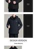 Woodpecker Men's Winter Down Jacket: Thick, Warm, Business Style, Plus Velvet, for Middle-Aged Dads.