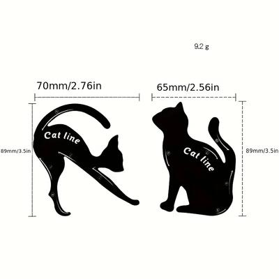 Cat Line Stencils Eye Template Shaper Model Easy To Make Up Eyeliner Card for Eye Makeup Tools