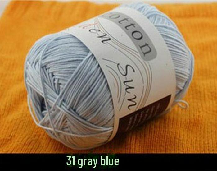 Hand-Woven Children's Cotton Yarn: Mixing Baby, Medium, and Thin Varieties