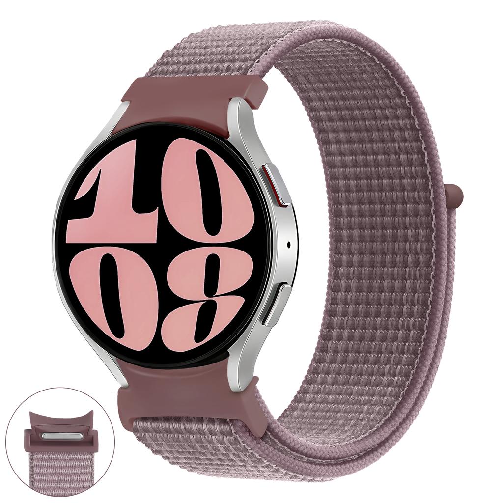 No gaps Band For Samsung Galaxy Watch 6 4 Classic 5 pro 44mm 40mm 47mm 43mm nylon loop bracelet correa Galaxy Watch 4 20mm Strap