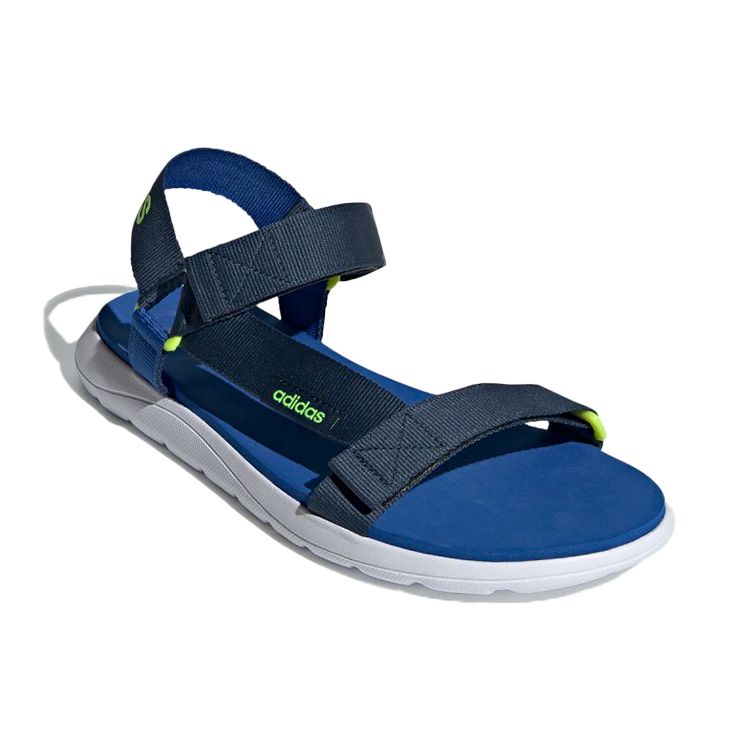 Adidas Neo Comfort Sandals Non-Slip Durable Beach Sandals Unisex Sandals Blue FY8163