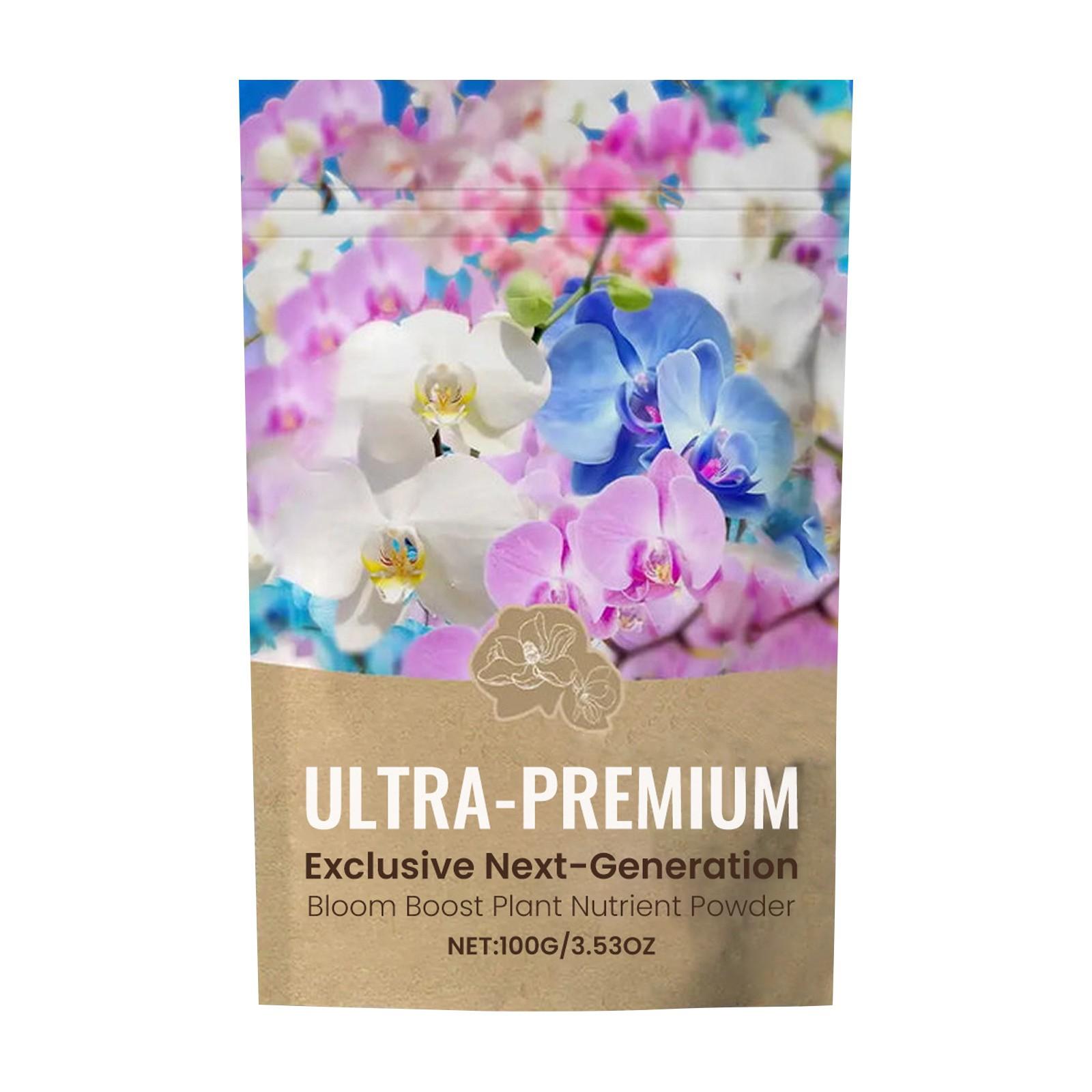 

Питательное удобрение для роста цветов и растений. Порошок для удобрения растений, дополняет питательные вещества почвы и подходит для цветов и комнатных растений, 100 г One Size белый