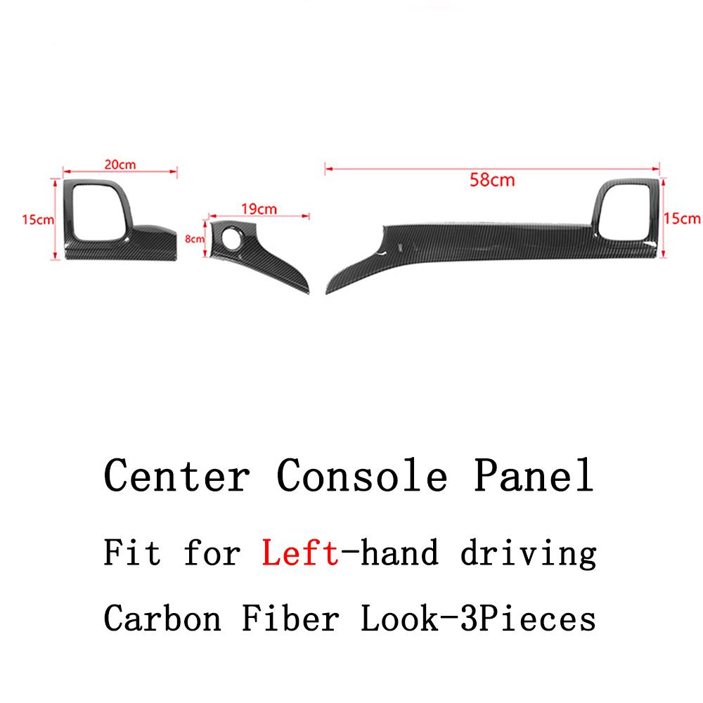 Center Console Door Inner Grab Handle Decoration Cover Trim Stickers for Jeep Grand Cherokee 2011-2025 Car Interior Accessories