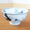 Light Noodle Bowl Arita Hasami Indigo Dyed Ivy Multipurpose Bowl, Lightweight, Pottery, Stylish, Bowl, Bowl, Tableware, Bowl, Ware, Ware, Painting,