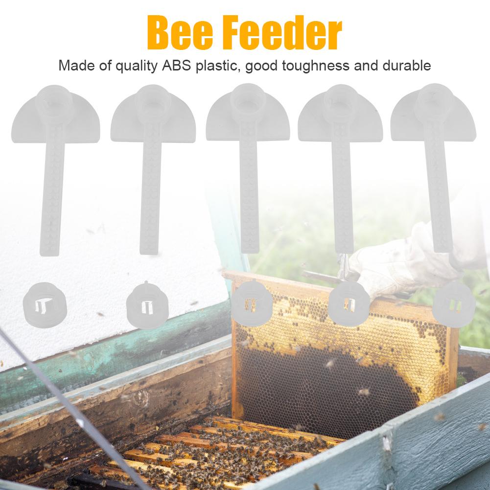 5Pcs Set Duckbilled Beehive Bee Feeder Water Dispenser Beekeeping Tool Equipment