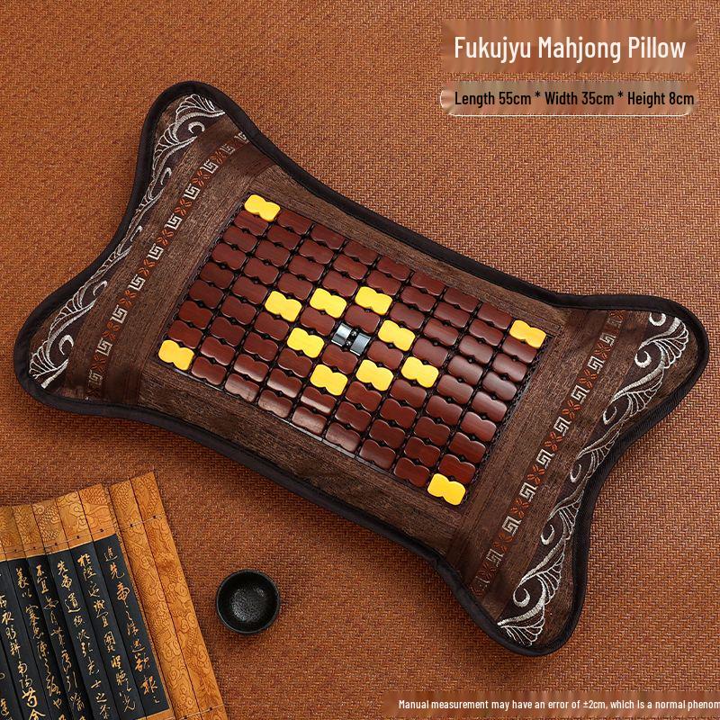 Free Shipping Summer Cooling Pillow - Mahjong, Tea, Bamboo & Rattan Styles for Adults and Students