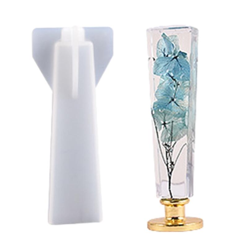 Stamp Handle Resin Mold Sealing Handle Mold Wedding Invitations Wax Seal Stamp Handle Mold for DIY Crafts Crystal