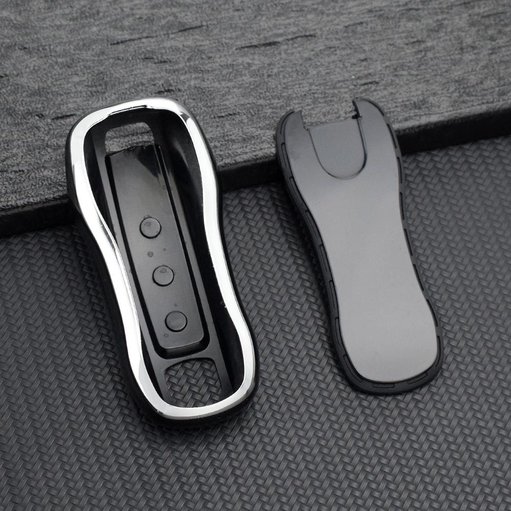 Tpu Key Fob Case Keychain For Porsche Cayenne Macan 911 Panamera 718 Boxster 958 9Ya 997 996 944 924 Car Protective Key Cover