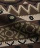 TRILLION Vintage Fair Isle Jacquard Crewneck Knit_Brown