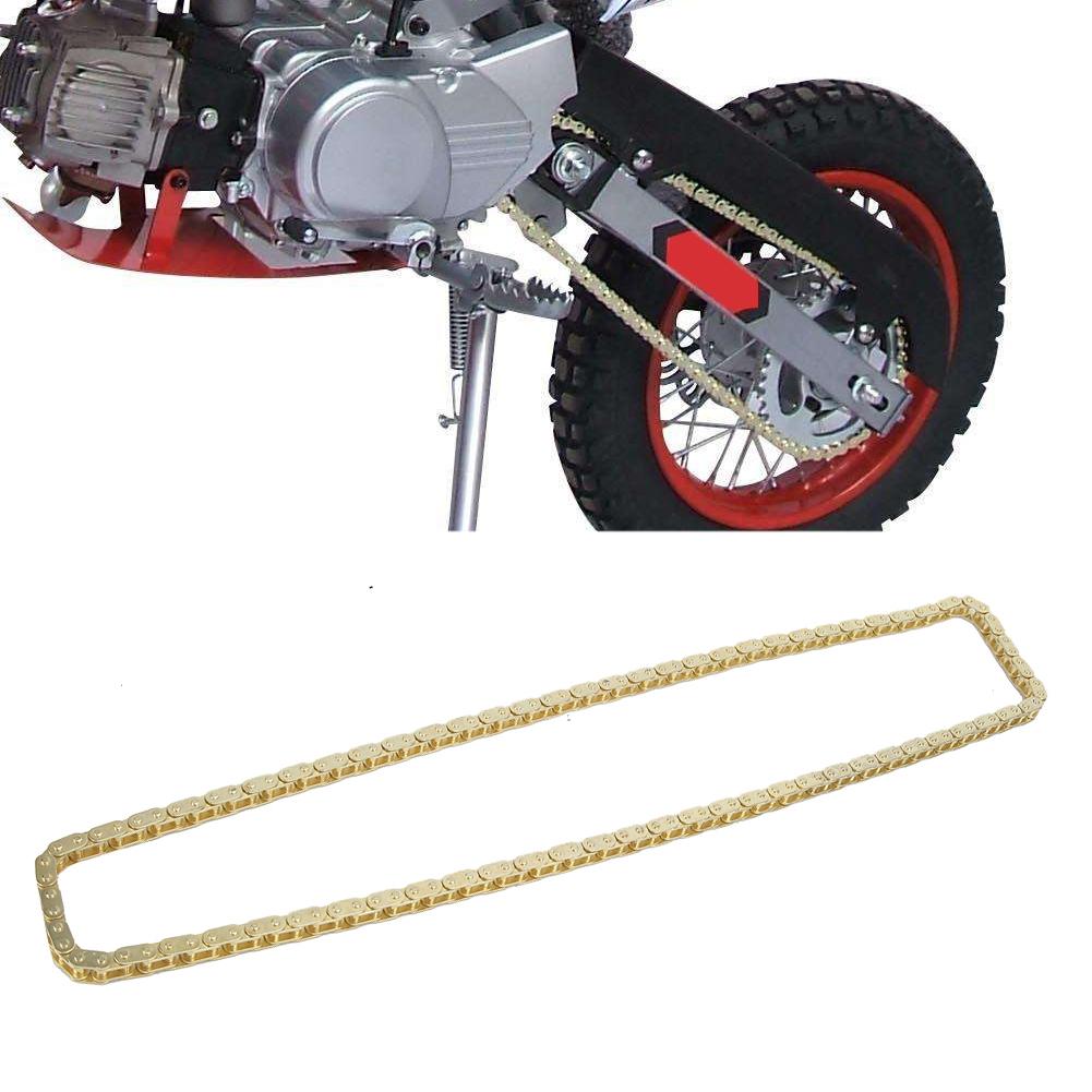 Gyllene Drivkedja Passar Luftkylda Mini Moto Dirt Bikes 47cc & 49cc 0.31in