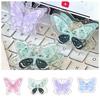Gradient Butterfly Cute PP Clip Paperclip Cartoon Memo Clip Acrylic Paper Clip  Desk Organizer
