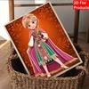 Disney DIY Pearl Art Painting Anna In Frozen’s Coronation Style Home Wall Decoration Pearl Gemstone Painting Pictures Crafts Home Decoration