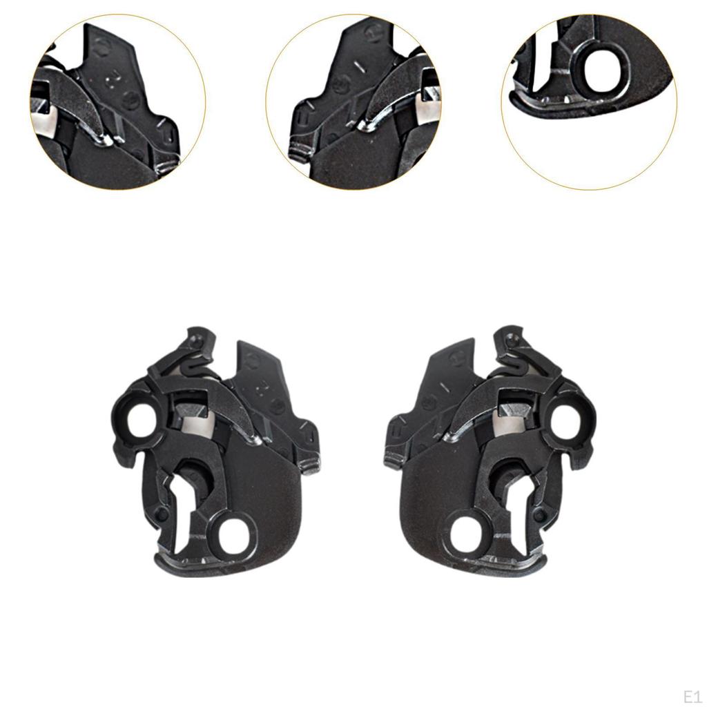 2 Stück Open Face Helm Basisplatte Praktische Ersatzteile Einfach zu Installieren Ersatzmotor