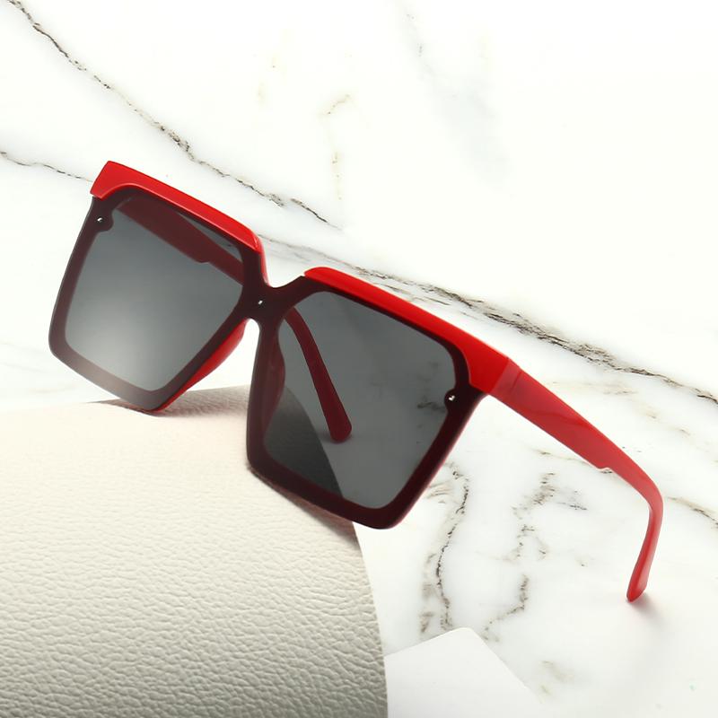 Large Frame Square Sun Glasses Women Men Gradient Fashion Sunglasses Daily Leisure Travel Female Male Eyeglasses