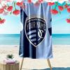 Kansas City Custom Name Print Beach Towel Large Soft Quick Dry Towel For Beach Camping Swimming