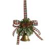 Bronze Pinecone Bell Pendant Retro Christmas Tree Hanging Bells  Garden Decor