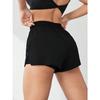 2026 New Style Faux Two-Piece Anti-Exposure Yoga Shorts Sports Shorts Running Fitness Tennis Casual Basic Sports Pants Women's