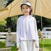 Kids Ice Silk Sun Protection Hoodie UPF50+ Lightweight Breathable UV Protection Summer Thin Jacket for Boys and Girls