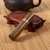 Natural Wood Tootick Holder Capsule Case Portable   Craft (Blackwood)