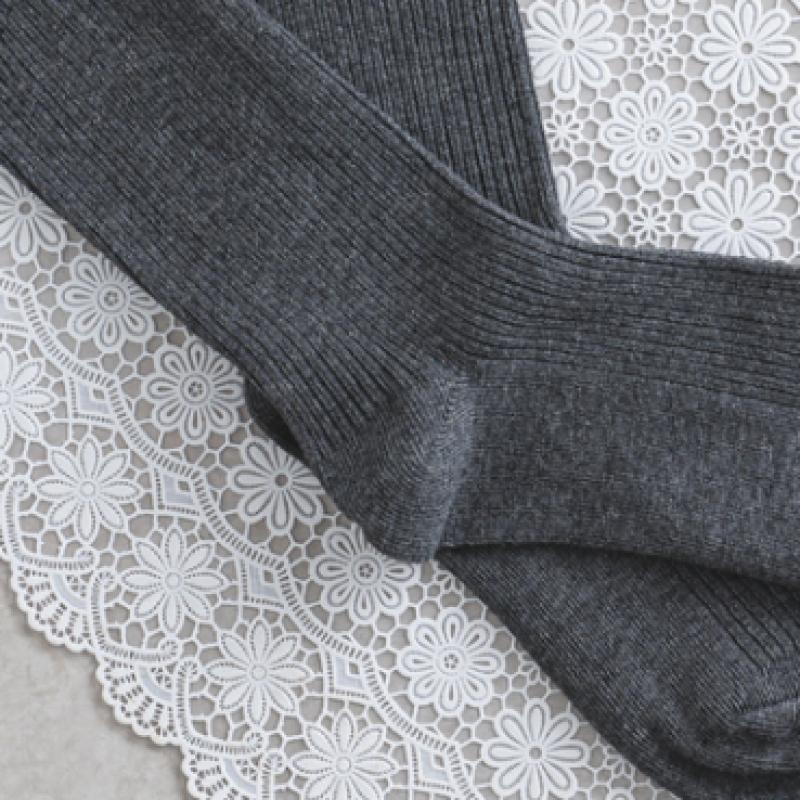 Monfoot Women S Ribbed Long Neck SockS Deep Grey