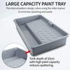 Extra Large Roller Brush Paint Floor Paint Latex Paint Wall Brush Tool Large Capacity Paint Tray Roller Brush Splicing Rod Set