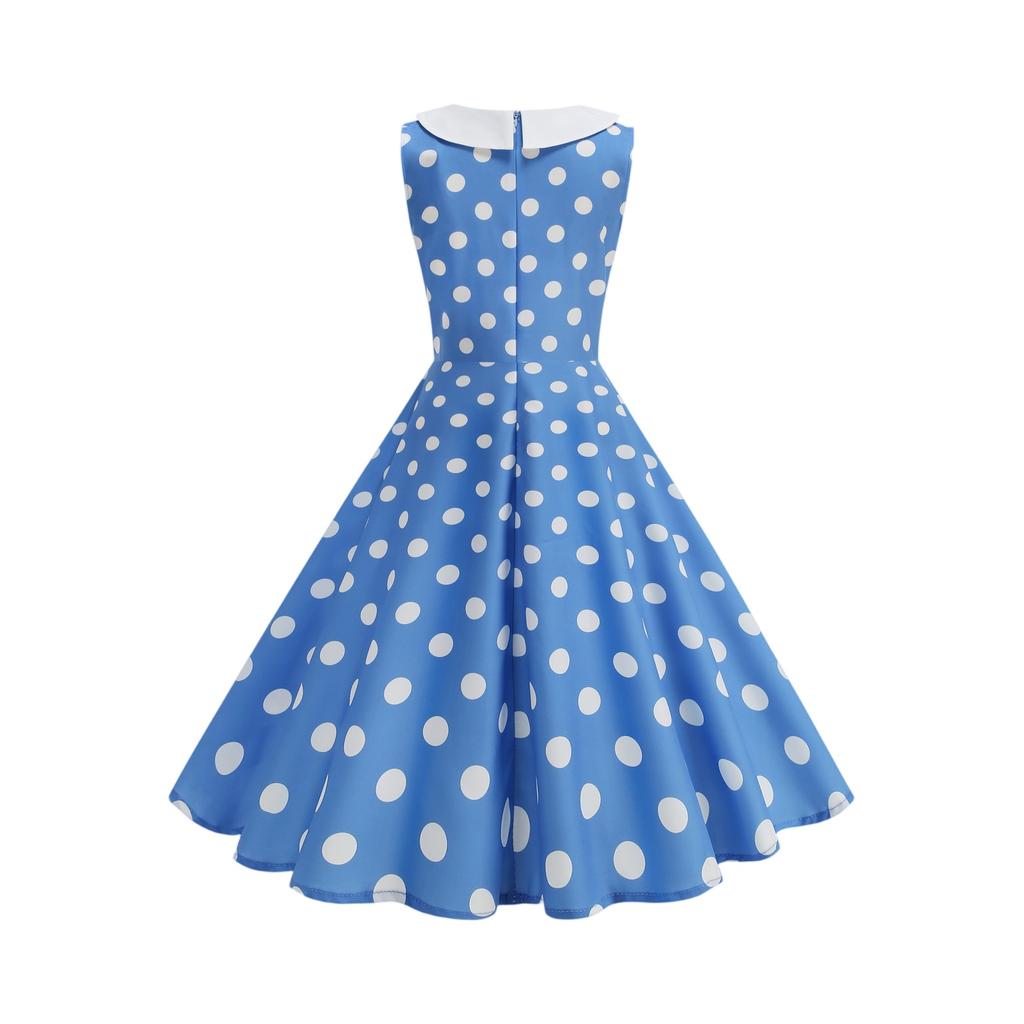 Női divatos színes ujjatlan ruha