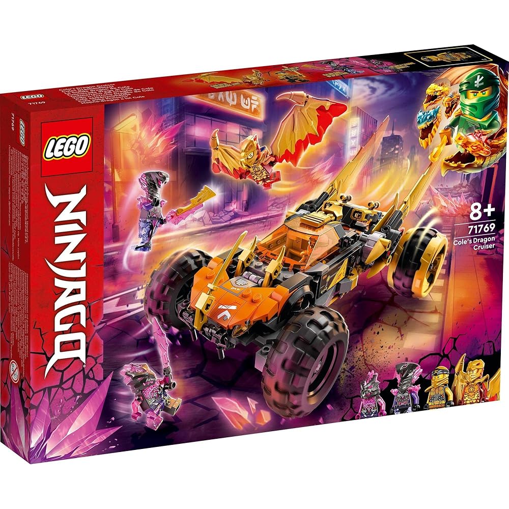 LEGO Ninjago Cole's Dragon Cruiser 71769 Building Toy for Boys Age 8 and Up