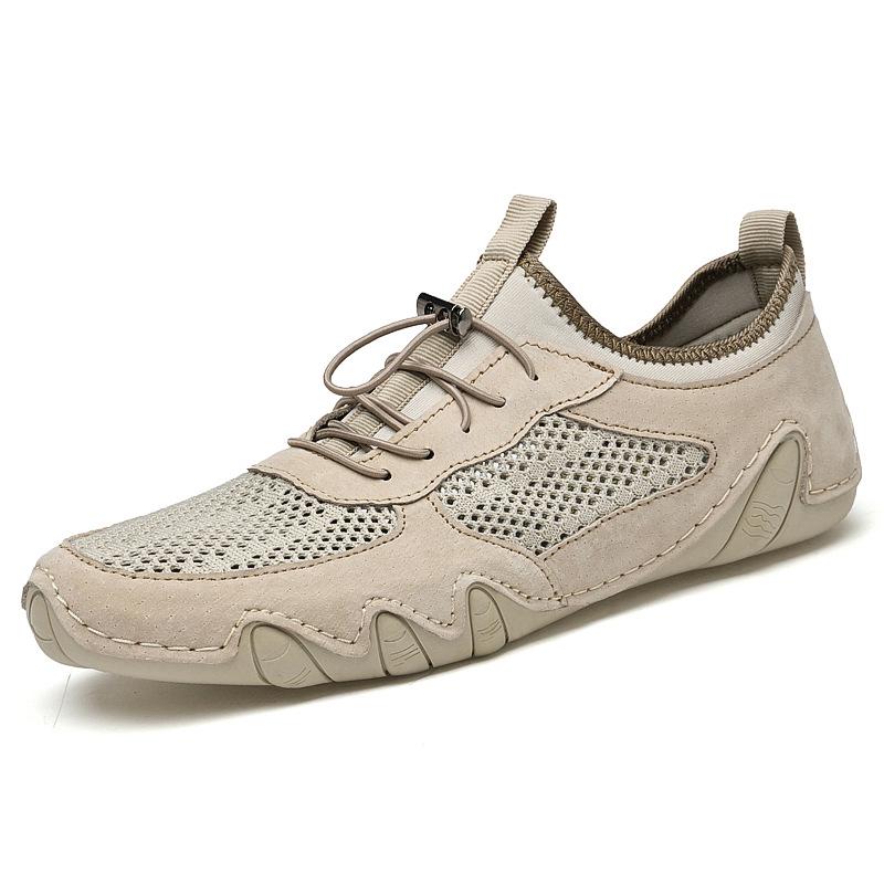 2021 Men's Summer Mesh Octopus Loafers: Breathable Slip-On Leather Casual Driving Shoes