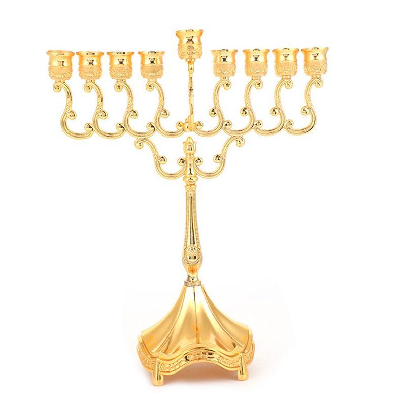 

M-Modern-Elegant Table Candle Holder High-End Decorative Piece For Candlelight Dinner Gold золотий