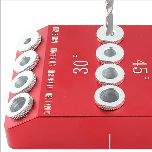 Drill Guide, Drill Stand, 30°/45°/90° Angle, Drilling, Woodworking Tool, Angled Drilling Guide, Drill Positioning Guide, Vertical Drilling, Angled Dri