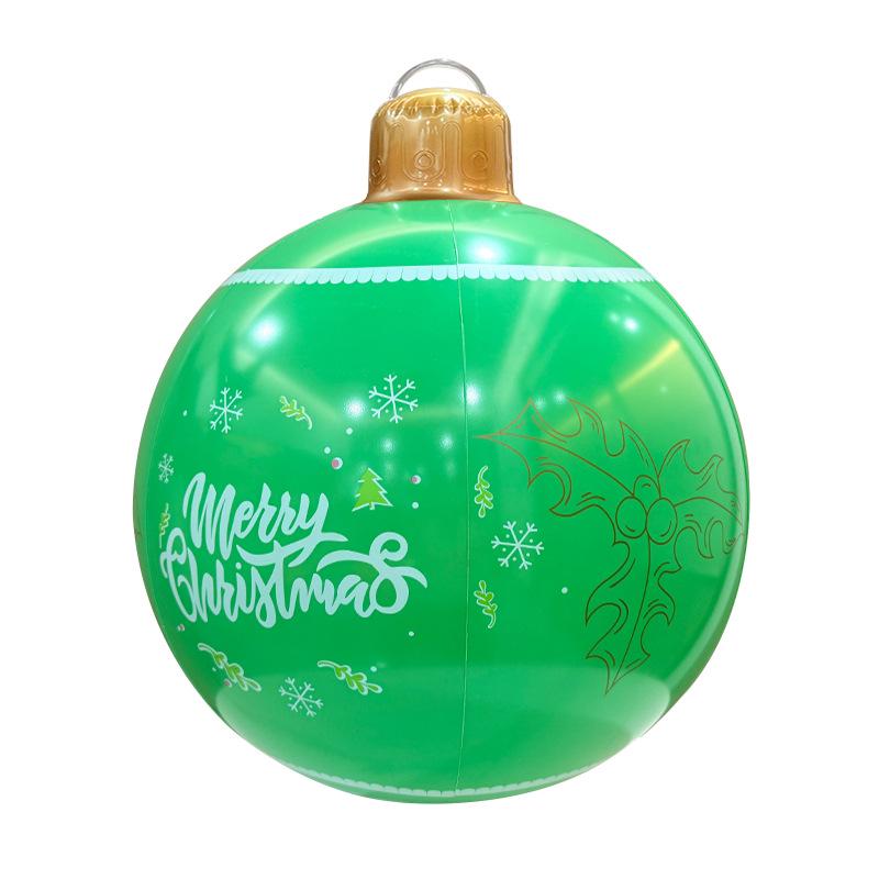 New Inflatable Christmas Ball for Outdoor Courtyard Decor and Party Decorations